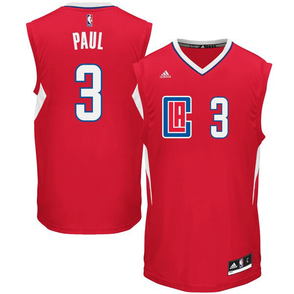 Maillot Los Angeles Clippers Homme Chris Paul 3 2015 adidas Rouge